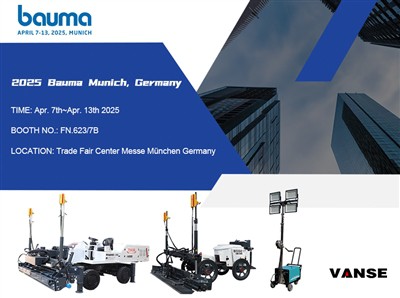 2025 Bauma München, Tyskland -- Vanse Machinery